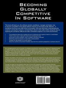 Becoming Globally Competitive In Software achterzijde