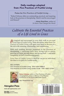 Forty Days of Fruitful Living achterzijde