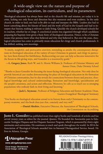 The History of Theological Education achterzijde