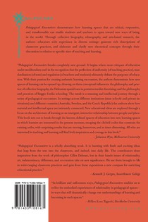 Pedagogical Encounters achterzijde