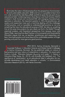 Learning from Bad Practice in Environmental and Sustainability Education achterzijde