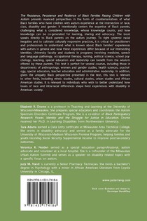The Resistance, Persistence and Resilience of Black Families Raising Children with Autism achterzijde