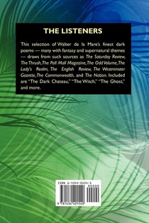 The Listeners and Other Poems achterzijde