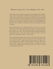Warren County, NC, Pleas & Quarter Sessions Court Minutes, 1841-1844 achterzijde