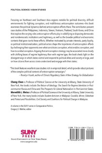 The Political Logics of Anticorruption Efforts in Asia achterzijde