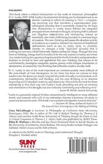 D. G. Leahy and the Thinking Now Occurring achterzijde