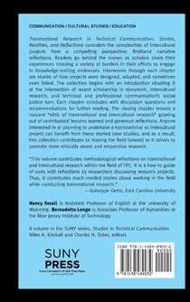 Transnational Research in Technical Communication achterzijde