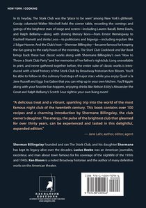 The Stork Club Cookbook and Bar Book achterzijde