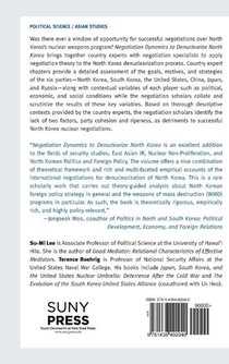 Negotiation Dynamics to Denuclearize North Korea achterzijde
