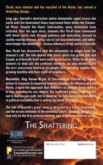 World of Warcraft: The Shattering achterzijde