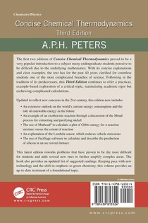 Concise Chemical Thermodynamics achterzijde