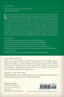 Jane Austen and Philosophy achterzijde