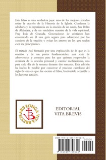 Tratado De La Oracion Y La Meditacion achterzijde