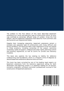 The Law and Practice of Basement Extensions achterzijde