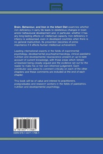 Brain, Behaviour, and Iron in the Infant Diet achterzijde