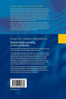 Researching Learning in Virtual Worlds achterzijde