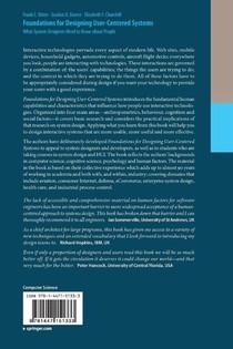Foundations for Designing User-Centered Systems achterzijde