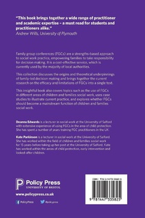 Family Group Conferences in Social Work achterzijde