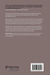 Decolonizing Childhoods achterzijde