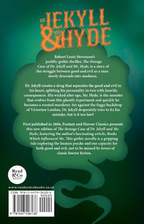 The Strange Case of Dr. Jekyll and Mr Hyde (Fantasy and Horror Classics) achterzijde