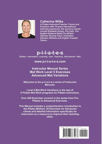 p-i-l-a-t-e-s Instructor Manual Mat Work Level 5 Variations achterzijde