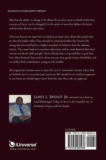 The Long Journey Continues achterzijde