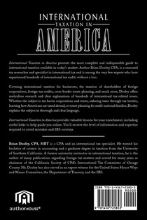 International Taxation in America achterzijde
