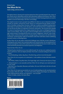 Hear Where We Are achterzijde