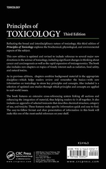 Principles of Toxicology achterzijde