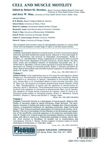 Contractile Mechanisms in Muscle achterzijde