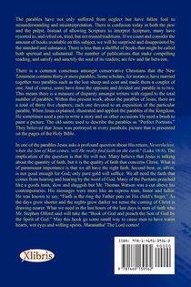 The Parables Presented Plainly achterzijde