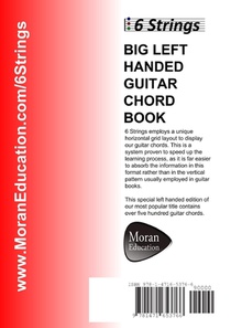 Big Left Handed Guitar Chord Book achterzijde