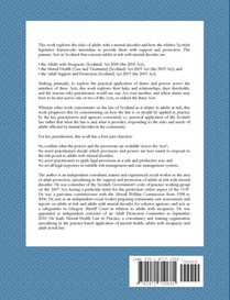 'Crossing the Acts' The Support and Protection of Adults with Mental Disorder Across the Legislative Frameworks in Scotland achterzijde