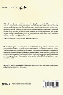 The Secular Religion of Fandom achterzijde