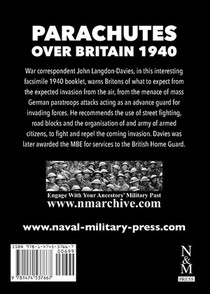 Parachutes Over Britain 1940 achterzijde