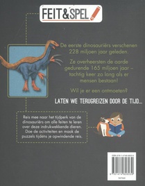 Feit&Spel Dinosauriërs - feiten en activiteitenboek achterzijde