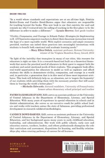 Civility, Compassion, and Courage in Schools Today achterzijde