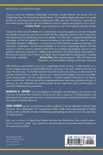 Coaching a Student Teacher achterzijde