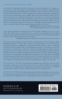 Understanding and Using Social Media on College Campuses achterzijde