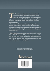 Encyclopedia of Weird Detectives achterzijde