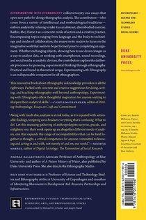 Experimenting with Ethnography achterzijde