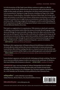 On the Inconvenience of Other People achterzijde