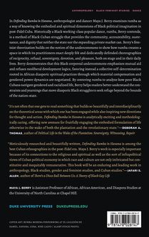 Defending Rumba in Havana achterzijde