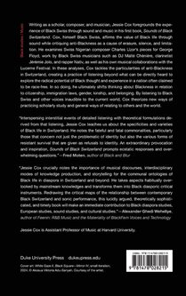 Sounds of Black Switzerland achterzijde