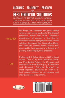 Economic Solidarity Program The Best Financial Solutions Necessary to Provide Liquidity Material and How to Avoid the Financial Problem Facing Individual, Family, and Community achterzijde