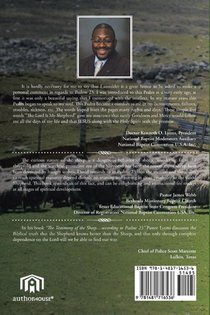 The Testimony of The Sheep...According to Psalms 23 achterzijde