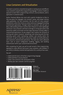 Linux Containers and Virtualization achterzijde