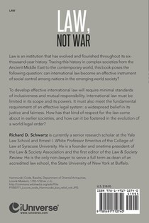Law, Not War achterzijde