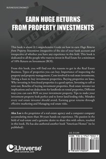 Earn Huge Returns from Property Investments achterzijde