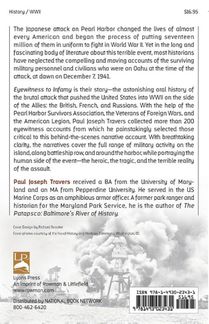 Eyewitness to Infamy achterzijde